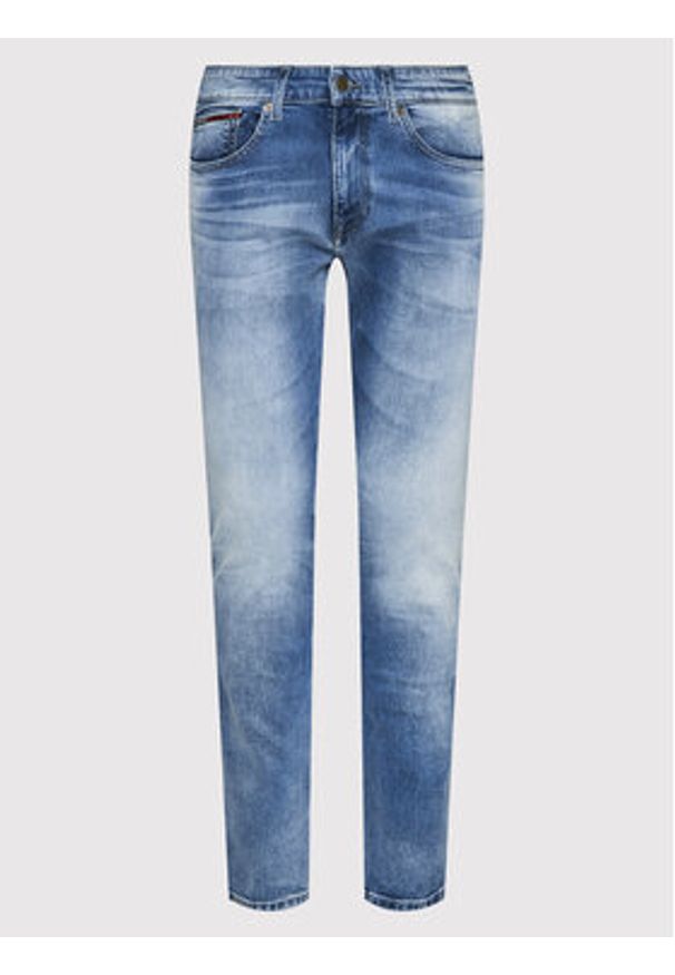 Tommy Jeans Jeansy Scanton DM0DM09554 Niebieski Slim Fit. Kolor: niebieski