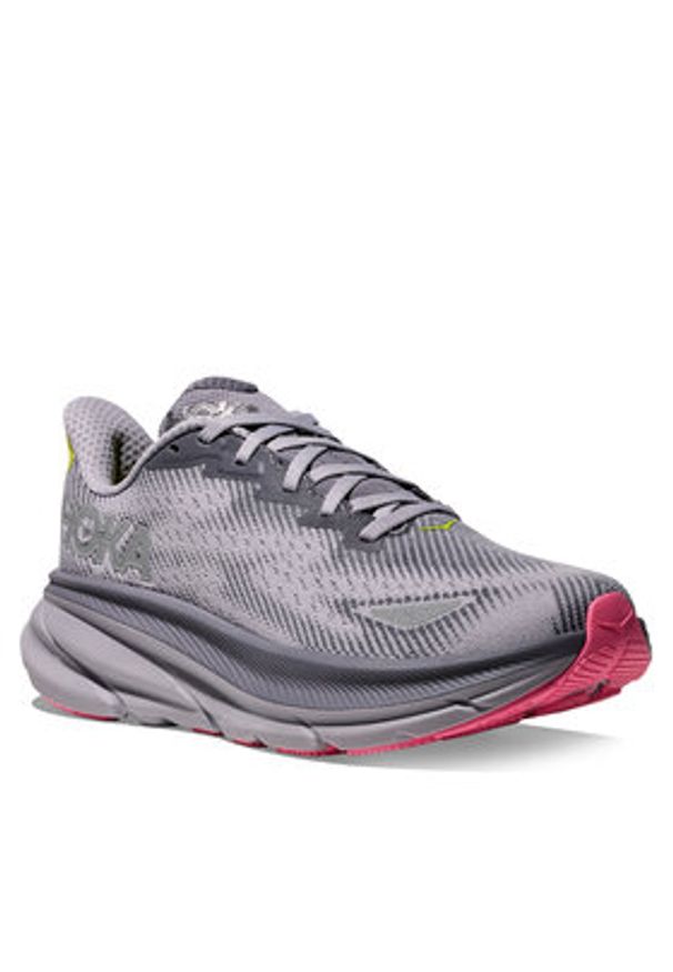 HOKA - Hoka Buty do biegania Clifton 9 Gtx GORE-TEX 1141490F Szary. Kolor: szary. Materiał: materiał. Technologia: Gore-Tex