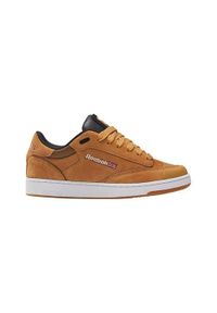 Buty do chodzenia męskie Reebok Club C Bulc. Zapięcie: sznurówki. Kolor: żółty. Materiał: guma, skóra, syntetyk, materiał, tkanina, zamsz. Szerokość cholewki: normalna. Model: Reebok Club. Sport: turystyka piesza #1