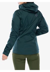Kurtka przeciwdeszczowa damska Black Diamond Fineline Stretch Shell. Kolor: zielony. Sport: turystyka piesza #2