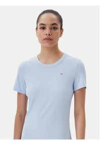 Tommy Jeans Sukienka codzienna DW0DW19721 Błękitny Slim Fit. Okazja: na co dzień. Kolor: niebieski. Materiał: syntetyk, wiskoza. Typ sukienki: proste. Styl: casual #4