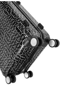 Ochnik - Walizka średnia na kółkach. Kolor: czarny. Materiał: kauczuk, materiał, guma, poliester #7