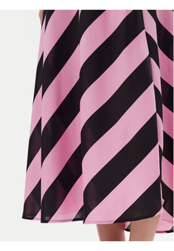 LOLA CASADEMUNT Spódnica midi LS2508003 Różowy Regular Fit. Kolor: różowy. Materiał: syntetyk