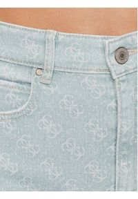 Guess Szorty jeansowe Lella W3GD49 WF5V3 Zielony Relaxed Fit. Kolor: zielony. Materiał: bawełna #3