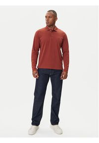 Jack & Jones - Jack&Jones Polo Crodney 12259645 Brązowy Regular Fit. Typ kołnierza: polo. Kolor: brązowy. Materiał: bawełna #4