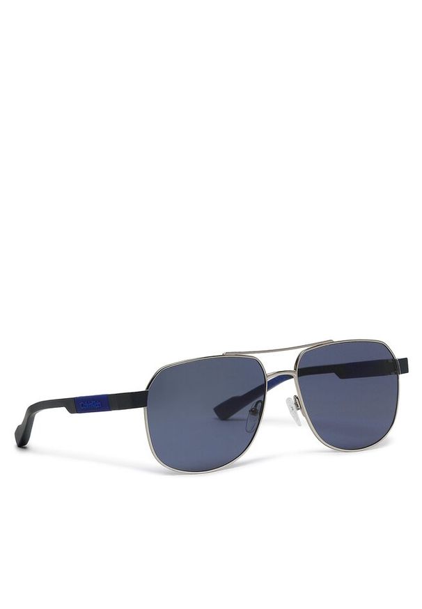 Okulary przeciwsłoneczne Calvin Klein. Kolor: niebieski