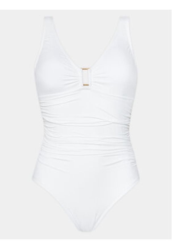 Lauren Ralph Lauren Strój kąpielowy 20201016 Biały. Kolor: biały. Materiał: syntetyk