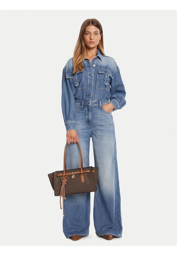 MICHAEL Michael Kors Torebka 30F5GNXT0B Brązowy. Kolor: brązowy. Materiał: skórzane