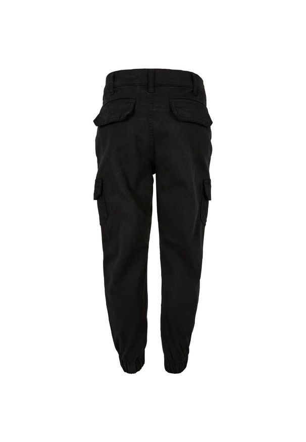 Urban Classics - Spodnie Cargo Dla Dziewczynki Z Wysokimi Stanami. Stan: podwyższony. Kolor: czarny