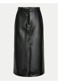 Pieces Spódnica z imitacji skóry Neeth 17151696 Czarny Regular Fit. Kolor: czarny. Materiał: skóra #5