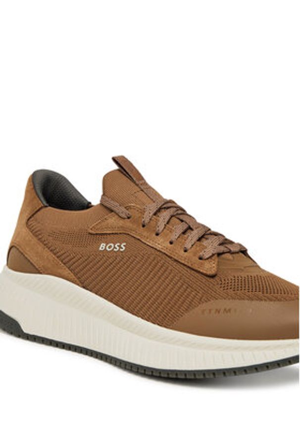 BOSS Sneakersy TTNM EVO Slon 50523113 Beżowy. Kolor: beżowy. Materiał: materiał