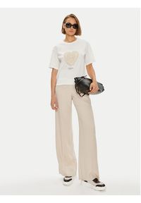 Weekend Max Mara T-Shirt 2425976041 Biały Regular Fit. Kolor: biały. Materiał: bawełna