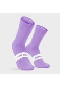 Skarpetki kolarskie unisex SIROKO S1 Lilac Etna. Kolor: niebieski. Materiał: nylon. Sport: kolarstwo