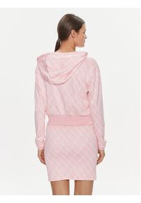 Guess Bluza Gl Logo V4RQ13 KC2X2 Różowy Regular Fit. Kolor: różowy. Materiał: wiskoza