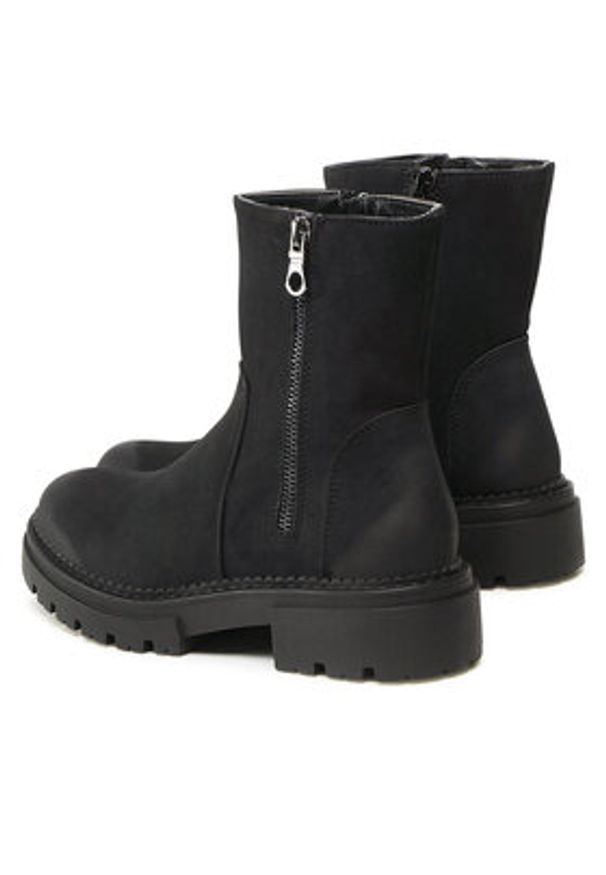 Jenny Fairy Botki WS5579-41 Czarny. Kolor: czarny. Materiał: skóra