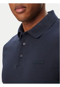Calvin Klein Polo Supima LV04LH204G Granatowy Regular Fit. Typ kołnierza: polo. Kolor: niebieski. Materiał: bawełna #3