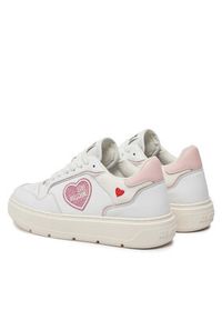 Love Moschino - LOVE MOSCHINO Sneakersy JA15204G1IJC110C Biały. Kolor: biały. Materiał: skóra #6