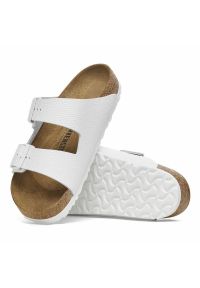 Klapki Birkenstock Arizona Bf 552681 białe. Kolor: biały. Materiał: materiał, syntetyk, skóra. Styl: retro #5