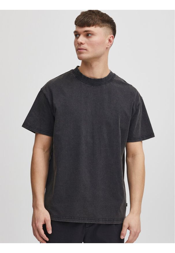 !SOLID - Solid T-Shirt 21107878 Czarny Regular Fit. Kolor: czarny. Materiał: bawełna