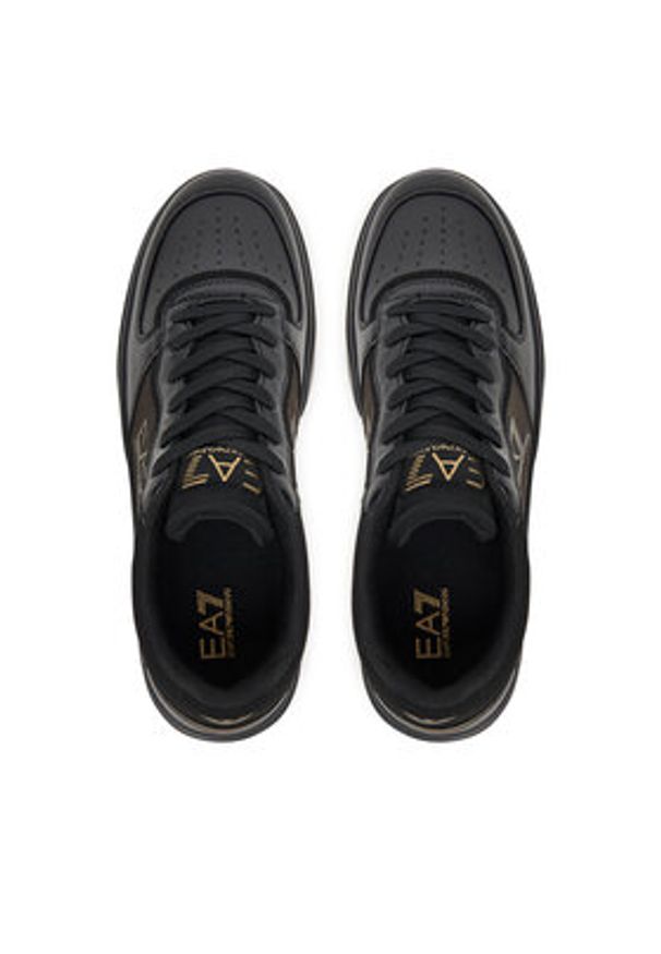 EA7 Emporio Armani Sneakersy 7X000338 AF18614 MZ177 Czarny. Kolor: czarny. Materiał: skóra