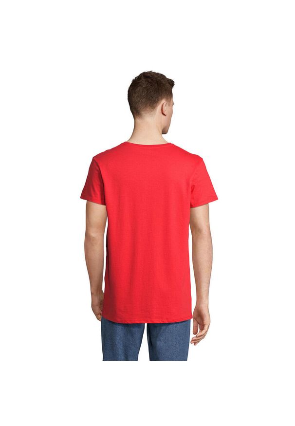 SOL'S - Koszulka Unisex Dla Dorosłych Re Crusader Z Recyklingu. Kolor: czerwony. Sport: turystyka piesza