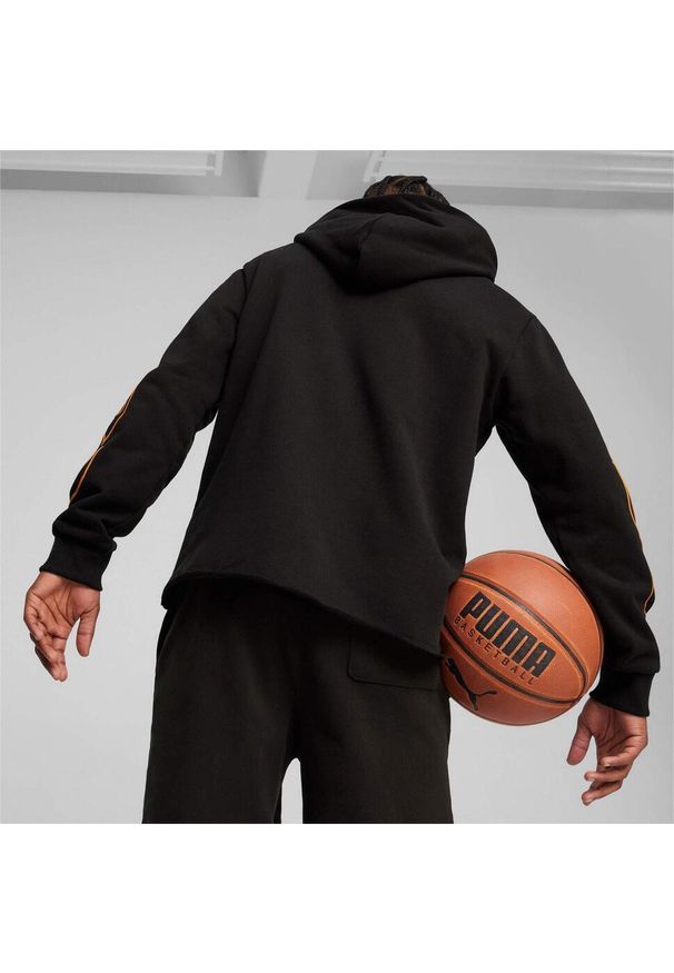 Bluza z kapturem Puma Caution Hoodie, Mężczyźni. Typ kołnierza: kaptur. Kolor: czarny. Materiał: bawełna, materiał