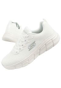 skechers - Buty Skechers 118106/OFWT białe. Kolor: biały. Materiał: materiał. Szerokość cholewki: normalna