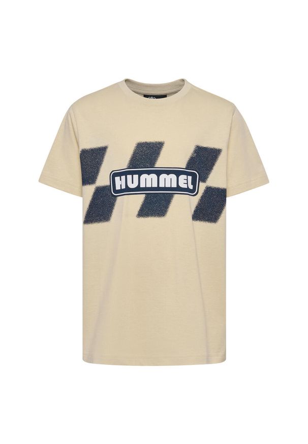 Koszulka dla dzieci Hummel Pets. Kolor: beżowy