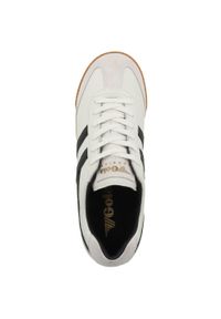 Buty do chodzenia męskie Gola Harrier. Kolor: biały. Materiał: materiał, skóra. Szerokość cholewki: normalna. Sport: turystyka piesza