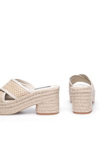 Nine West Espadryle WYL2734-1 Beżowy. Kolor: beżowy. Materiał: materiał