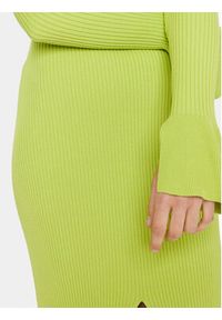 Hugo Sukienka dzianinowa Sharren 50507922 Zielony Slim Fit. Kolor: zielony. Materiał: wiskoza #3