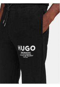 Hugo - HUGO Dres Nazardo 50571220 Czarny Regular Fit. Kolor: czarny. Materiał: bawełna #3