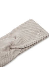 Calvin Klein Opaska materiałowa Fine LV04F8019G Beżowy. Kolor: beżowy. Materiał: wiskoza #2