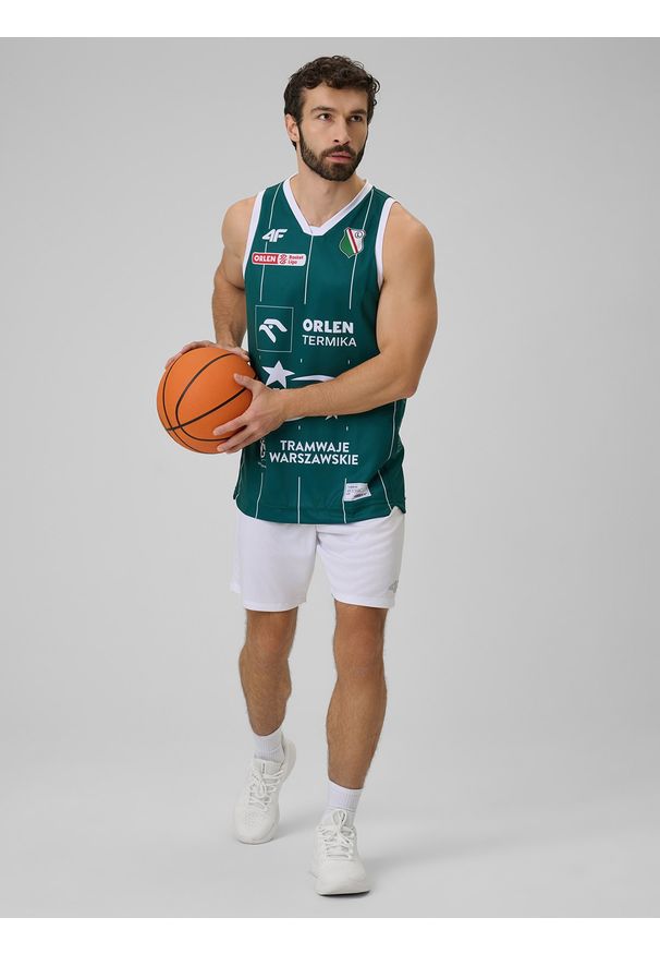 4f - 4F Koszulka meczowa replika domowa z sezonu 2025/26 męska 4F x Legia Warszawa - zielona XL. Kolor: zielony. Materiał: materiał. Wzór: nadruk. Sport: fitness