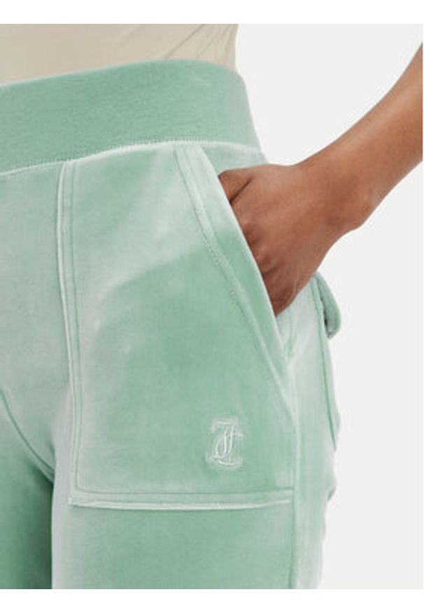 Juicy Couture Spodnie dresowe Del Ray JCAP180 Niebieski Regular Fit. Kolor: niebieski. Materiał: syntetyk