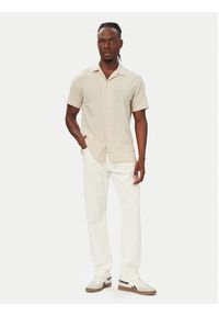 Jack & Jones Koszula Blusummer 12291954 Beżowy jasny Regular Fit. Kolor: beżowy. Materiał: bawełna #2