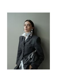 Klipsy Weekend Max Mara. Materiał: srebrne. Kolor: srebrny #1