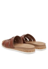 skechers - Skechers Klapki BOBS Desert Kiss Low-Peak Look 114707/CSNT Brązowy. Kolor: brązowy. Materiał: skóra #3