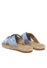 TOMMY HILFIGER - Tommy Hilfiger Espadryle Chambray Espadrille Mule FW0FW08501 Niebieski. Kolor: niebieski. Materiał: materiał #2
