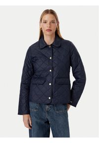 TOMMY HILFIGER - Tommy Hilfiger Kurtka przejściowa WW0WW50936 Granatowy Slim Fit. Kolor: niebieski. Materiał: syntetyk #1