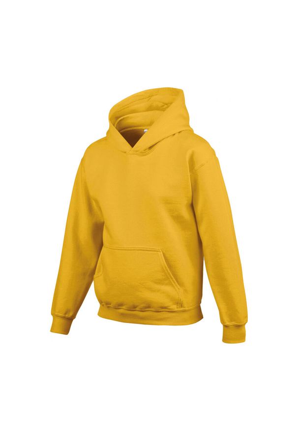 GILDAN - Sweatshirt bluza dziecięca z kapturem Gildan Heavy Blend ®. Typ kołnierza: kaptur. Kolor: żółty