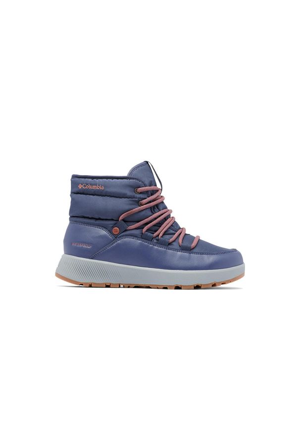 columbia - Śniegowce damskie Columbia Slopeside Village Oh Mid. Kolor: niebieski. Sezon: zima