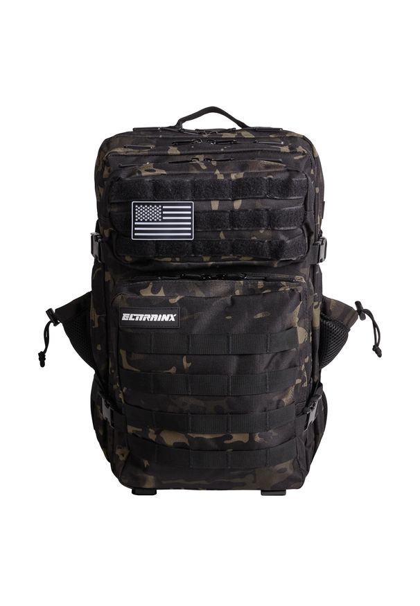 ELITEX TRAINING - Plecak do CrossTraining i podróży ELITRAINX V1 45L. Kolor: czarny, wielokolorowy, brązowy, zielony. Styl: sportowy