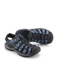ALPINE PRO - Sandały turystyczne unisex z zakrytym noskiem Alpine Pro Awede. Kolor: niebieski. Sezon: lato