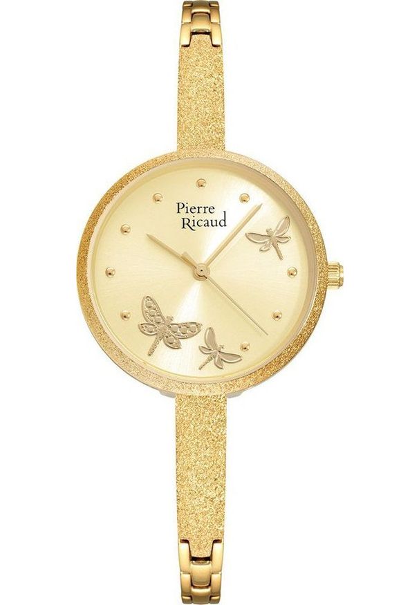 Zegarek Pierre Ricaud Zegarek damski Pierre Ricaud P22031.1141Q złoty. Kolor: złoty