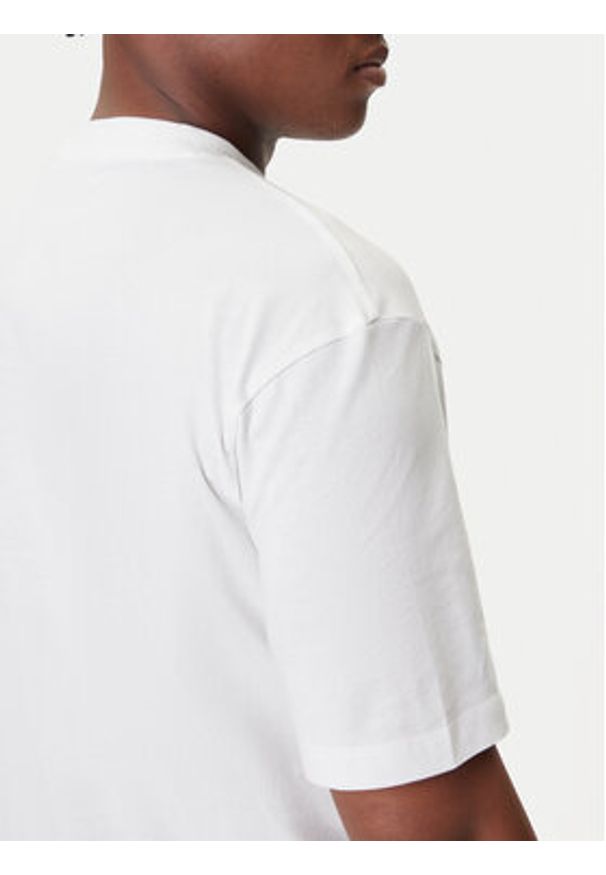 Hugo - HUGO T-Shirt Nalax 50543493 Biały Regular Fit. Kolor: biały. Materiał: bawełna