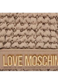 Love Moschino - LOVE MOSCHINO Torebka JC4241PP0IKB110A Beżowy. Kolor: beżowy. Materiał: skórzane