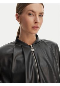 Rinascimento Kurtka z imitacji skóry CFC0127530003 Czarny Relaxed Fit. Kolor: czarny. Materiał: skóra #3
