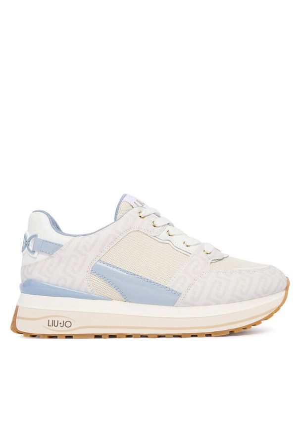 Liu Jo Sneakersy Maxi Wonder 91 BA6011 TX518 Szary. Kolor: szary. Materiał: skóra