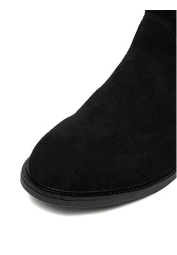 DeeZee Kozaki 001-1-BLACK SU Czarny. Kolor: czarny. Materiał: materiał